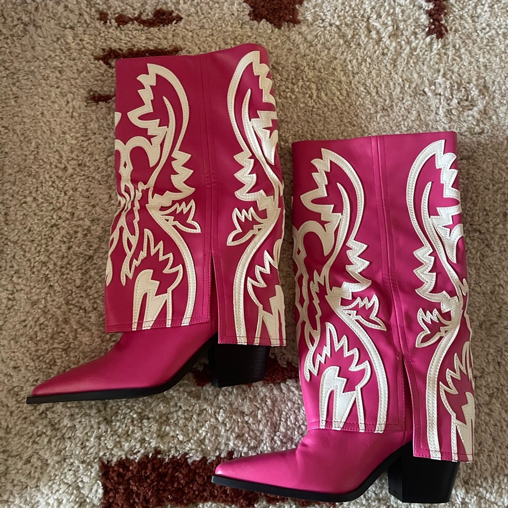 Pink Cowboy Boots